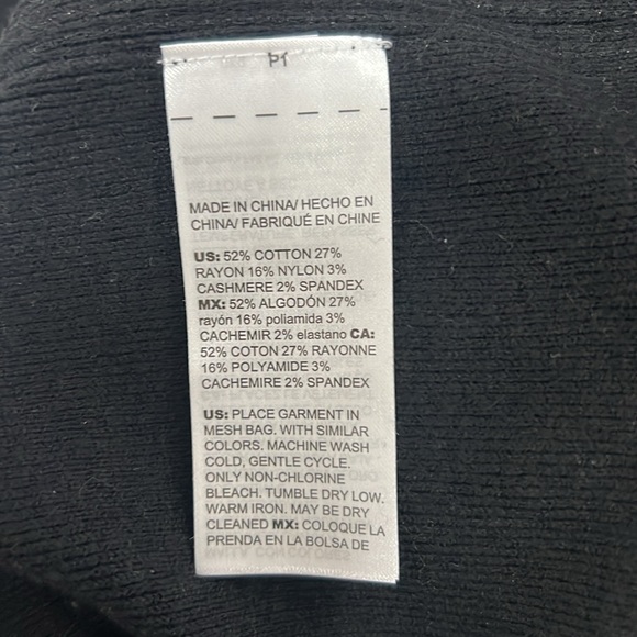 Chico’s Zenergy Cotton Cashmere Party Sequin Black Pants Sz 1 8/10 NWT - Picture 9 of 9